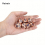7pcs Red And Gear Wheel Solid Metal Polyhedral Dice Set Suitable For Role Playing Board Game 10