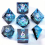 7pcs Sharp Edge Ring Quicksand Eyeball Polyhedral Dice Set Perfect For Cosplay Large Board Games 5