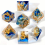 7pcs Sharp Edge Ring Quicksand Eyeball Polyhedral Dice Set Perfect For Cosplay Large Board Games 1