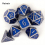 7pcs Silvery Standard Metal Dices Solid Metal Polyhedral Dice Set Suitable For Role Playing Board Game 2