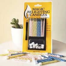 10pcs Set Candles That Cannot Be Blown Out Candles For Birthday Holiday Party Pranks On Friends Surprise Magic Candles For Birthday Friends Magic Toys