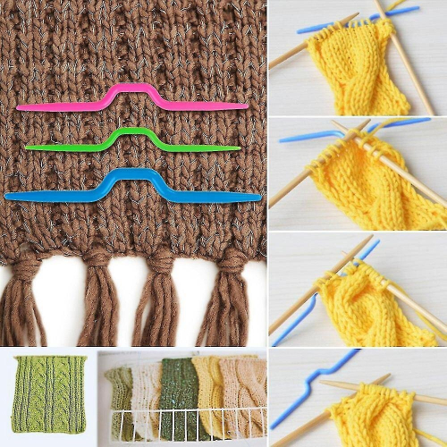 63 Pcs Knitting Kit - Knitting Tools With Tool Kit Accessories Box And 2 Knitting Hooks 1