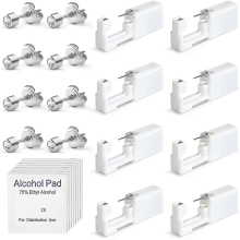 8 Pack Disposable Ear Piercing Gun With Ear Studs Painless And Safe Ear Piercing Kit For Girls Boys Women Men