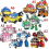 Robocar Poli Pack Of 6 Deformable 3