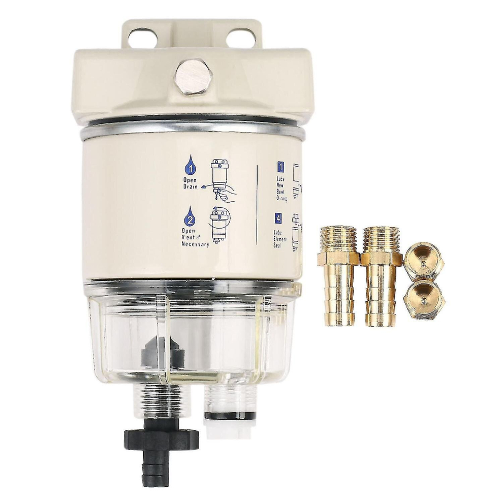R12t Marine Fuel Filter Water Separator Diesel-Engine Compatible With Racor 140R 120At S3240 Npt Zg1 9326616227237