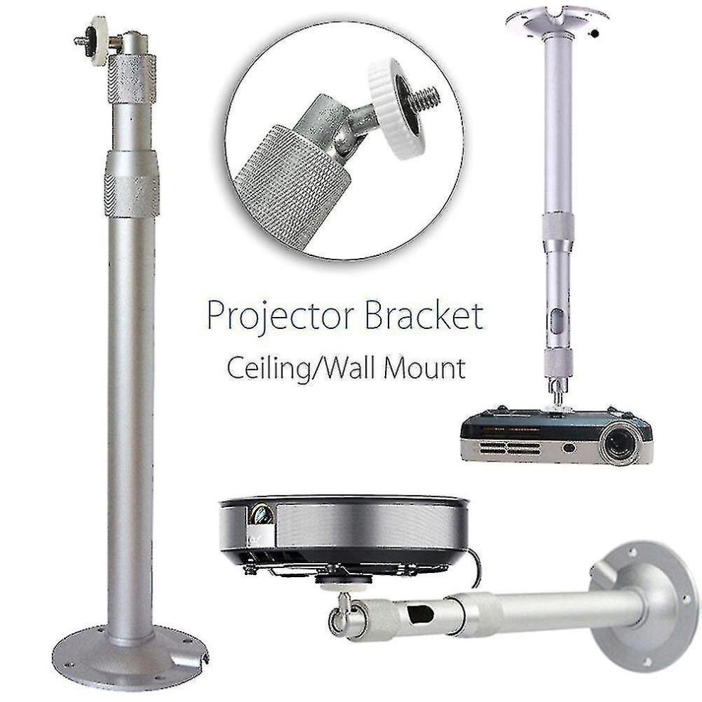 Universal 20-40Cm Projector Ceiling Wall Mount Aluminium Bracket 15Kg Capacity 9326616236895