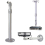 Universal 20-40cm Projector Ceiling Wall Mount Aluminium Bracket 15kg Capacity 2