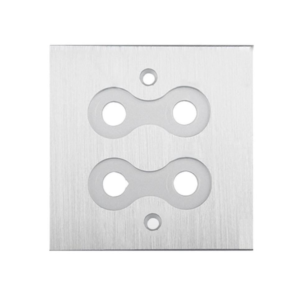 Connector Banana Wall Plate Banana Plug Binding Post Wall Plate For Speakers Home Theater(Single Wa 9326616248775