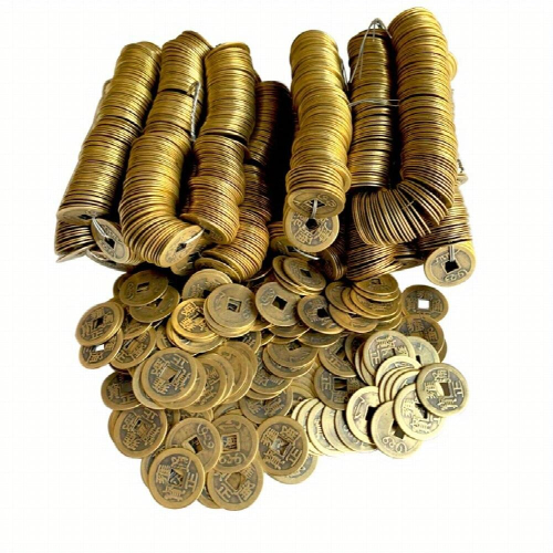 2 Pure Copper Five Emperor Money 1