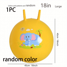 Bouncing Ball With Handle Large Bouncing Ball Suitable For Balance Jumping Games Toys And Parties Outdoor And Indoor Fun Random Halloween Thanksgiving