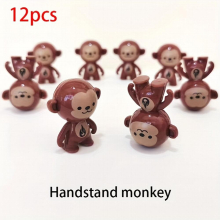 12pcs Inverted Dolls Toys Random Holiday Party Tabletop Toys Work Stress Relief Toys Novel Toys