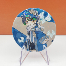 1Pc Anime Game Character Laser Brooch Mens And Womens Shirt Pins Canvas Packaging Accessories Scarf Pins Birthday For Friends