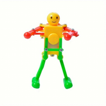 Novel And Creative Dancing Robot Clockwork Swinging Mini Stick Figure