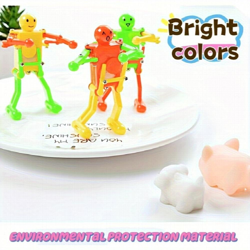 Novel And Creative Dancing Robot Clockwork Swinging Mini Stick Figure 1