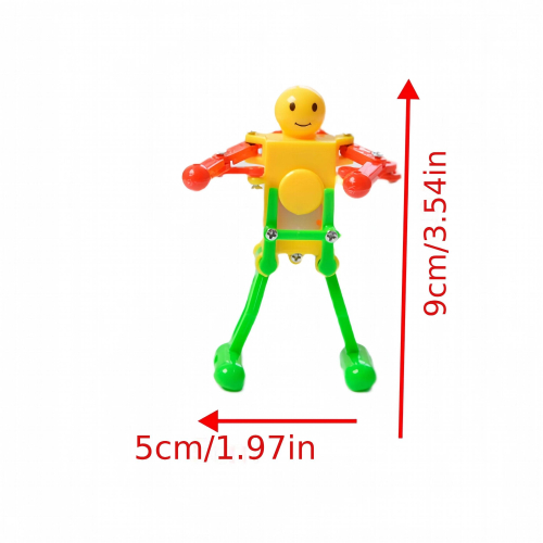 Novel And Creative Dancing Robot Clockwork Swinging Mini Stick Figure 2