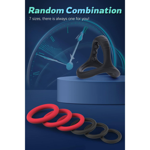 Triangle Penis Cock Ring for Men Delay Ejaculation Erection Enlarger 2