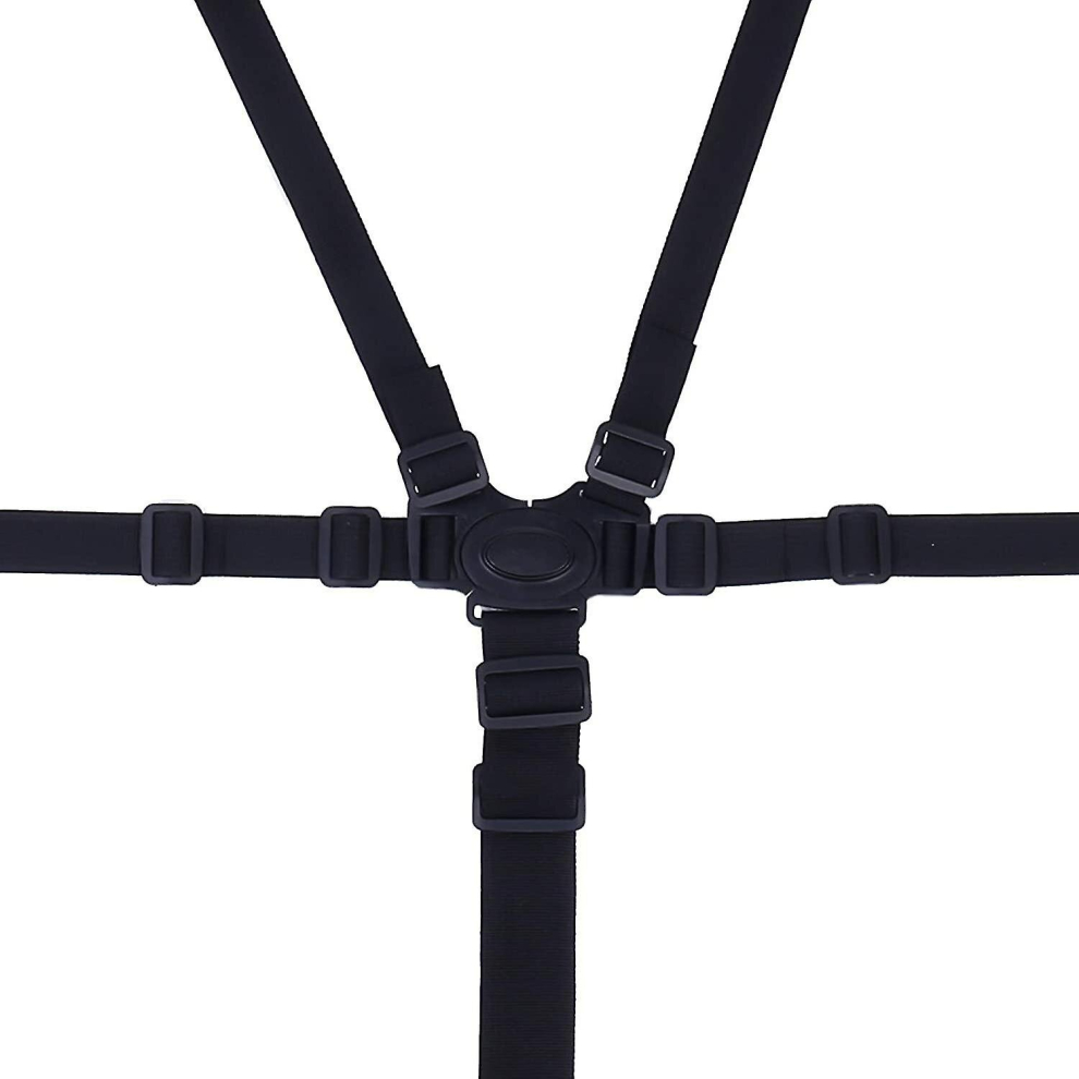 Baby Universal 5 Point Harness Belt Adjustable Strap For Stroller Black 9326616256336