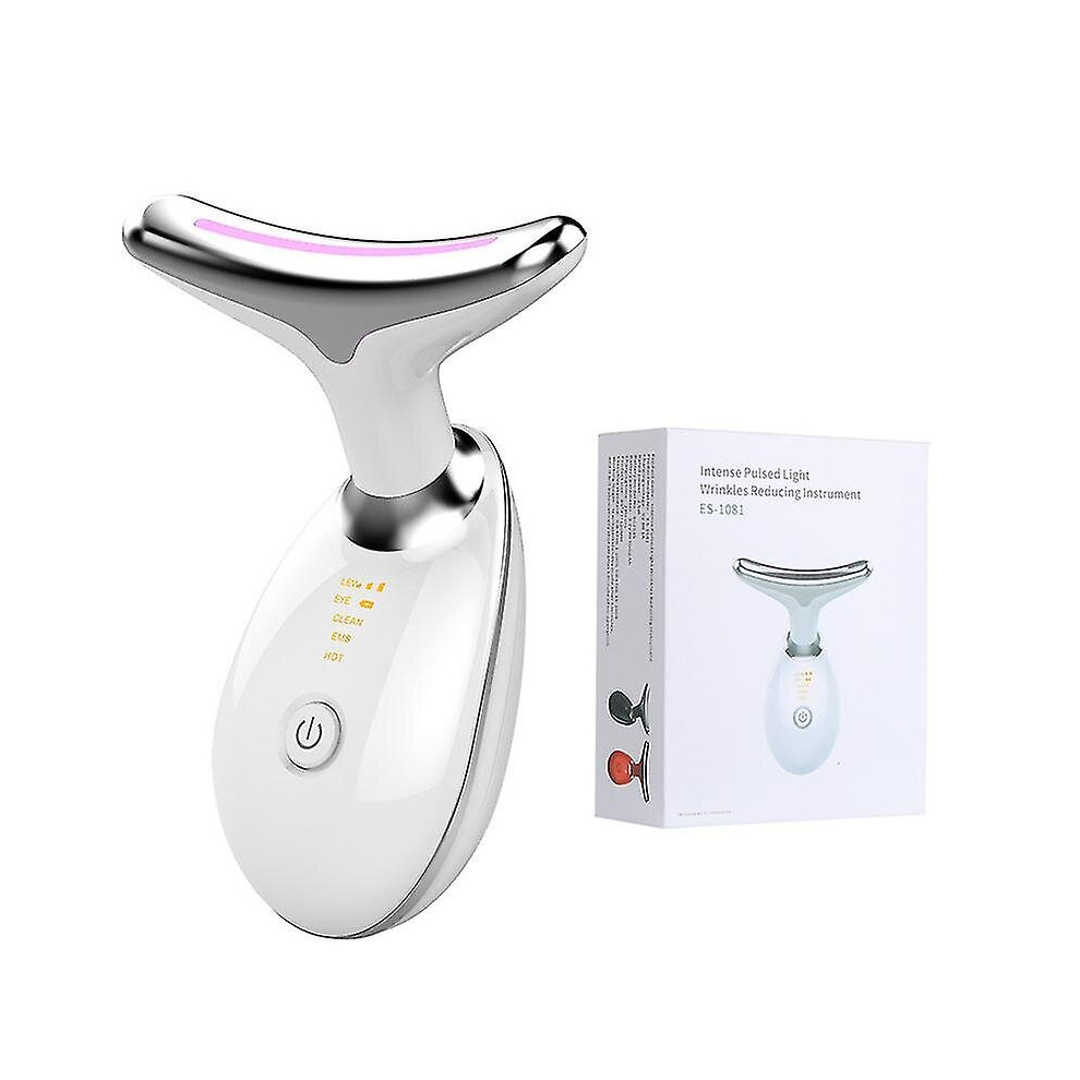 Neck Face Beauty Device Led Photon Therapy Skin Tighten Reduce Double Chin Anti Wrinkle Remove  Lifting Massager Skin Care Tools