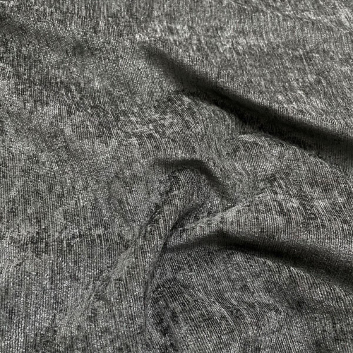 (Charcoal) Heavy Weight Chenille Upholstery Fabric 2