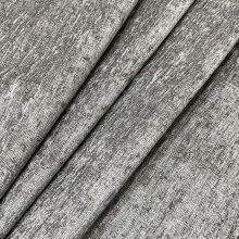(Silver) Heavy Weight Chenille Upholstery Fabric