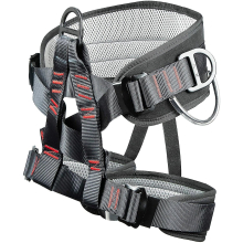 Adjustable Thickness Climbing Harness Half Body Harnesses For Fire Rescuing Caving Rock Climbing Rappelling Tree Protect Waist Safety Belts (black)
