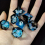 7 Piece Liquid Quicksand Polyhedron Dice Set Enhance Your TRPG Board Game Experience 10