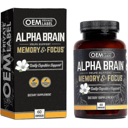 (2 Bottles) Brain - Nootropics Brain , , Memory Focus Supplement(60 S)