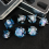 7 Piece Liquid Quicksand Polyhedron Dice Set Enhance Your TRPG Board Game Experience 11