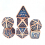7pcs Dragon Scale Metal Polyhedral Dices For Role playing Board Game 2