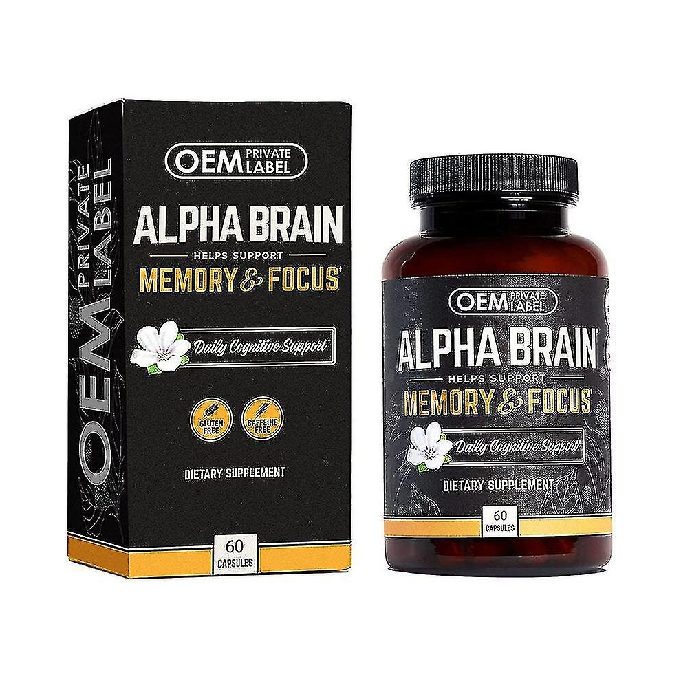 (3 Bottles) Brain - Nootropics Brain , , Memory Focus Supplement(60 S)
