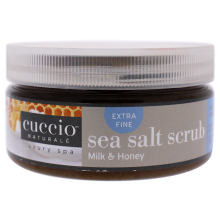 Peeling z sola morska - Mleko i miσd marki Cuccio Naturale dla kobiet - 8 uncji Scrub