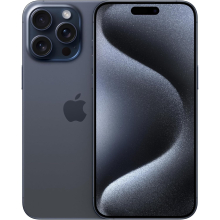 Apple iPhone 15 Pro Max (International/CN A3105) (256GB, Blue Titanium) - Refurbished