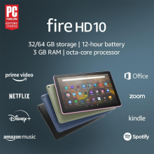 Amazon Fire HD 10 (2021) (32GB, Denim) - Refurbished