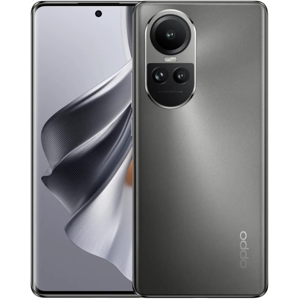 OPPO Reno 10 5G (CPH2531, 256GB+8GB, Silvery Grey)