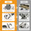 10 Pack 1-1/4 Inch 3D Soft Close Concealed Hinges for Face Frame Door 10