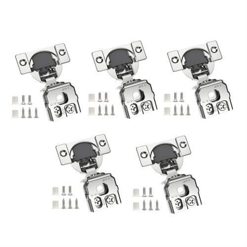 10 Pack 1-1/4 Inch 3D Soft Close Concealed Hinges for Face Frame Door 2