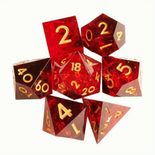 7pcs Resin Polyhedral Dice Set For Role playing Board Game Christmas Thanksgiving Gift