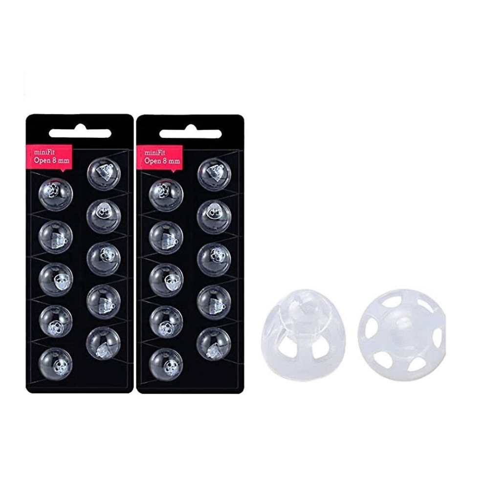 Hearing Aid Domes For Oticon Minifit Open Vent Domes: 2 Packs (8mm),universal Domes For Oticon Hear