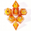 7pcs Transparent Resin Polyhedral Dice Set For Cosplay Board Game 8