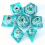 7pcs Transparent Resin Polyhedral Dice Set For Cosplay Board Game 11