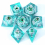7pcs Transparent Resin Polyhedral Dice Set For Cosplay Board Game 6