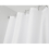 Croydex Croydex Professional Plain White Water-Resistant Textile Shower Curtain 2000 X 2000mm 1