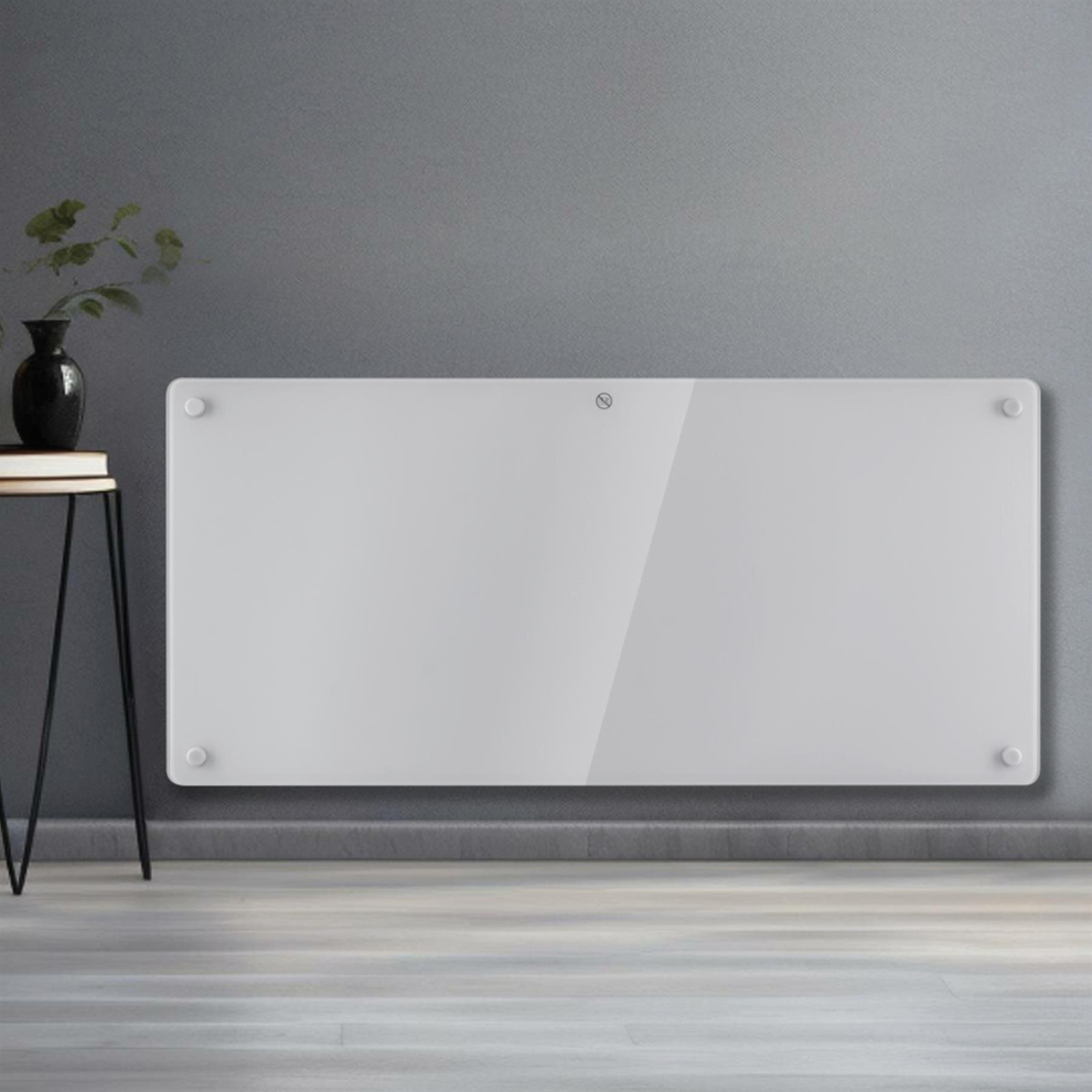 B&Q -  Electric Panel Heater 2000W White  Wall Mounted & Free Standing Glass Room Radiator With  Timer Thermostat Control Lot 20 - Image 4
