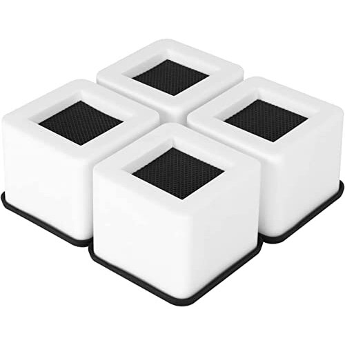 KEIBIKEIDI 3 Inch Bed Risers Heavy Duty Furniture Risers, Lifts Up to