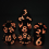 7pcs Big Words Dragon Scale Pink Luminous Polyhedral Dices For Board Game 2