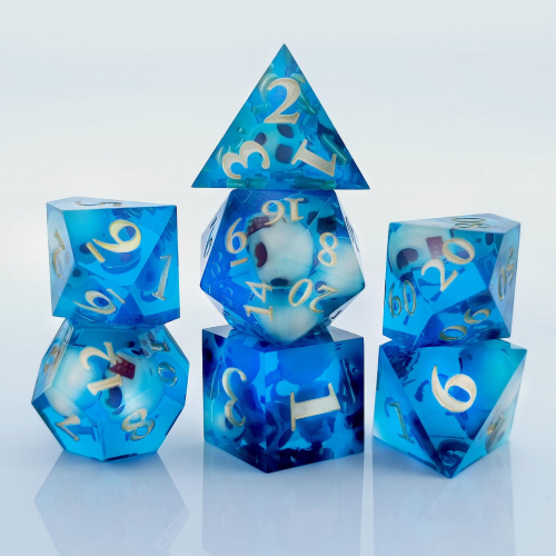 7pcs Resin Dice Set And Polyhedral Dice Set Dice Set With Packaging 1