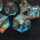 7pcs Resin Dice Set And Polyhedral Dice Set Dice Set With Packaging 7