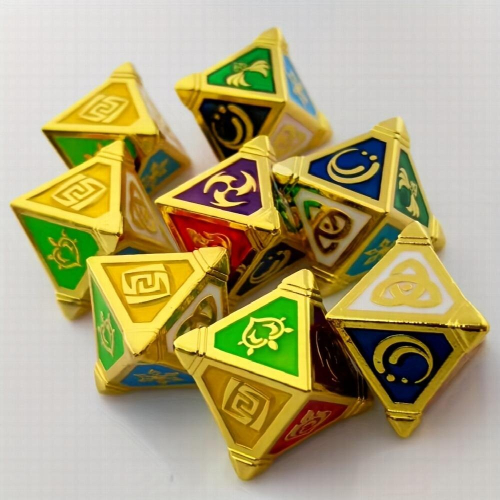 Enhance Your Board Game Experience with Gods Eye Artificial Diamond Dice 1
