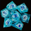 7pcs set Sharp Edge Eyeball Dice Set Hand Floating Eyeball Dice For Tabletop Role playing Games 3