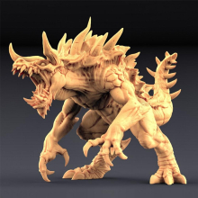 Monster Tarrasque 3D Printed Fantasy Tabletop Miniatures For Role Playing Minaitures Board Game Christmas Halloween Thanksgiving Gift